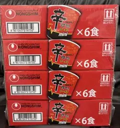 辛ラーメンミニ6食×4箱（24食）のサムネイル