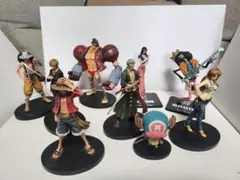 ワンピース ルフィ海賊団セット　9体　フィギュア箱あり