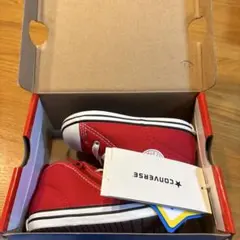 コンバース　ベビーオールスター　赤