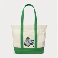 PoloRalphLauren キャンバス ミディアム Polo ベア トート
