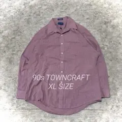90s TOWNCRAFT 香港製 長袖シャツ XL相当のサムネイル