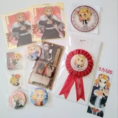 鬼滅の刃・煉獄セット☆缶バッジ・キーホルダー・色紙 他