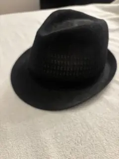 メッシュ 中折れハット ブラック 60cm