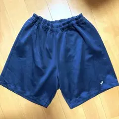asics バレーボールパンツ ブルー XLサイズ - メルカリ