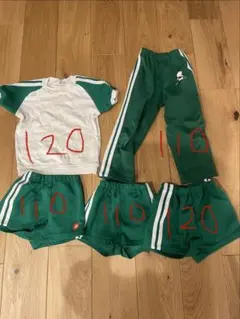 キリンジ　kirinji 緑　体操服セット 110 120サイズ