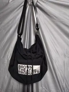 ブラウンシアタープロダクツ　巾着ナイロン素材　ショルダーバッグ