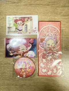おジャ魔女どれみ ぽっぷ 缶バッジ・色紙・スマイドセット