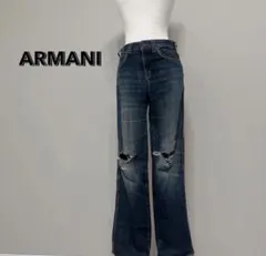 ARMANI JEANS アルマーニ ダメージデニム　ストレート　ダメージ加工のサムネイル