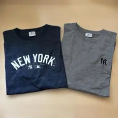 新品 MLB ヤンキース 長袖Tシャツ LLサイズ 2セットのサムネイル
