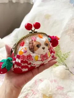 がま口 カードケース コヤンイサムチョン ルミちゃん ハンドメイド