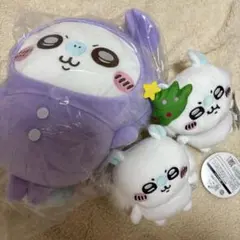 ちいかわ モモンガ ぬいぐるみ セット パジャマパーティー パジャマ BIG