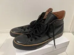 希少 CONVERSE コンバースオールスターLONGLIFE レザーハイカット