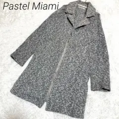 Pastel Miami レディース　グレー チェスターコート　Ｆ　中フリースのサムネイル