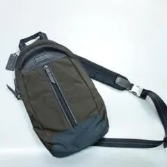 631美品 コーチ F70692 ボディバッグ ウエストポーチ 斜めがけ