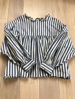 ＊Samansa Mos2＊ストライプ柄ブラウス