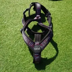 RATIA 犬用ハーネス 黒XL