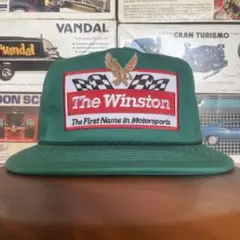 新品◾️キャップ◾️Winston◾️グリーン◾️トラッカーキャップ◾️アメ車◾️アメカジ◾️