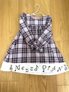 mezzo piano チェック柄 ワンピース