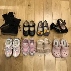 キッズシューズ 8足セット まとめ売りスニーカー クロックス18-19.5cm