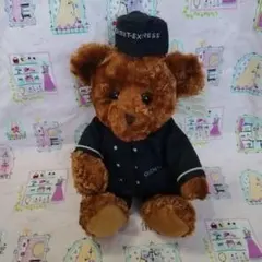 レア　欧州鉄道　オリエント急行　　スチュワードベア　ぬいぐるみ　くまさん　UK レア 欧州鉄道 オリエント急行 オリジナル スチュワードベア