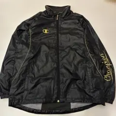 Champion トラックジャケット ブラック ゴールド クロコ 型押し 切替のサムネイル