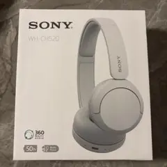 SONY WH-CH520 ワイヤレスヘッドホン ホワイト