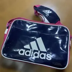 アディダス　エナメルバッグ　ネイビー