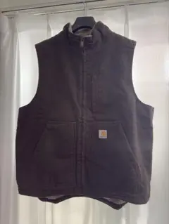 Carhartt カーハート　ダックベスト　ブラウン