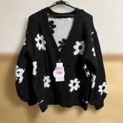 しまむら花柄カーディガン