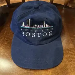 【希少・美品】CAMEO BOSTON ボストン スカイライン 刺繍 キャップ