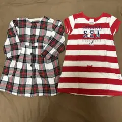 110 まとめ売り　ワンピース　2枚セットのサムネイル