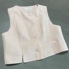 ZARA ピンク ノースリーブ　ベスト XSのサムネイル