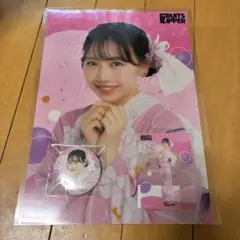 FRUITSZIPPER浴衣すきくじ　クリアポスター　松本かれん