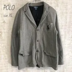 POLO　ポロラルフローレン　ビッグポニー刺繍　テーラードジャケット　XL　ビル