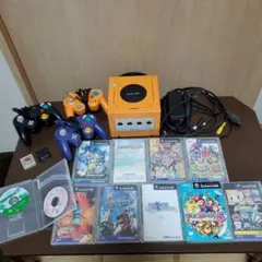 任天堂ゲームキューブ本体・コントローラー3個・ソフト11枚