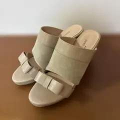 JILLSTUART shoe サンダル リボン ウェッジソール ベージュのサムネイル