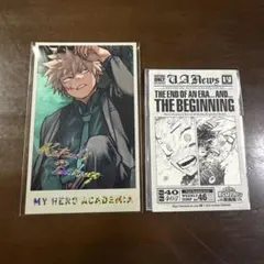 ヒロアカ 原画展 爆豪勝己 メモリアルコレクション 入場特典 おさなな