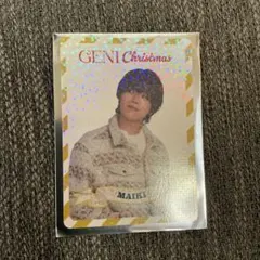 GENIC 西本茉生　トレカ　クリスマス