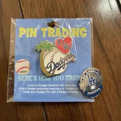 t*n様 Los Angeles Dodgers ピンバッジ 2個セット