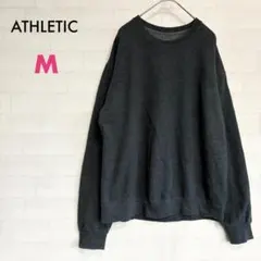 ATHLETIC 無地スウェット ダークグレー MサイズUSA古着　シンプル