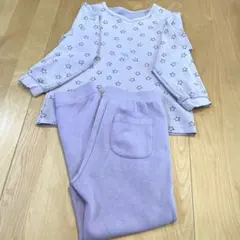 ユニクロGIRLS エアリズムウルトラストレッチセット 長袖パジャマ120cm