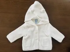 【baby GAP】美品　ニットカーディガン　くま耳　ベビー服