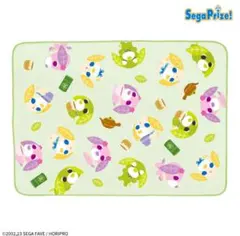 お茶犬　プラチナムザッカ ブランケット　膝掛け