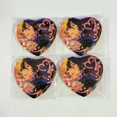 あんスタ 朔間零 ホワイトデー ハート缶バッジ 4点