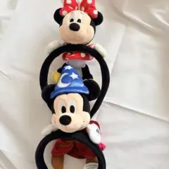 ミッキー ミニー ぬいぐるみカチューシャ　ディズニーリゾート　カップル　魔法使い