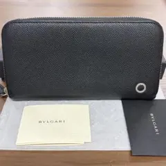 入手困難✨ ブルガリ クロコダイル アリゲーター L字ファスナー ブルー