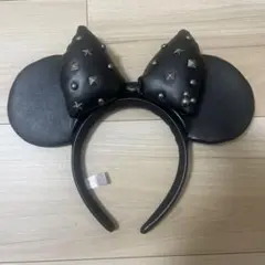 ミニー カチューシャ レザー スタッツ