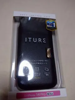 iture 手帳型ケース iPhone14pro チャコールグレー 299のサムネイル