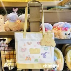 上海ディズニー新作　ダッフィーフレンズトートバッグ肩掛けバッグ