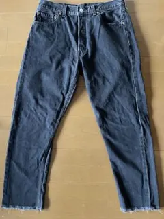 リーバイス ブラックBlack 501 Made In USA リメイク W34